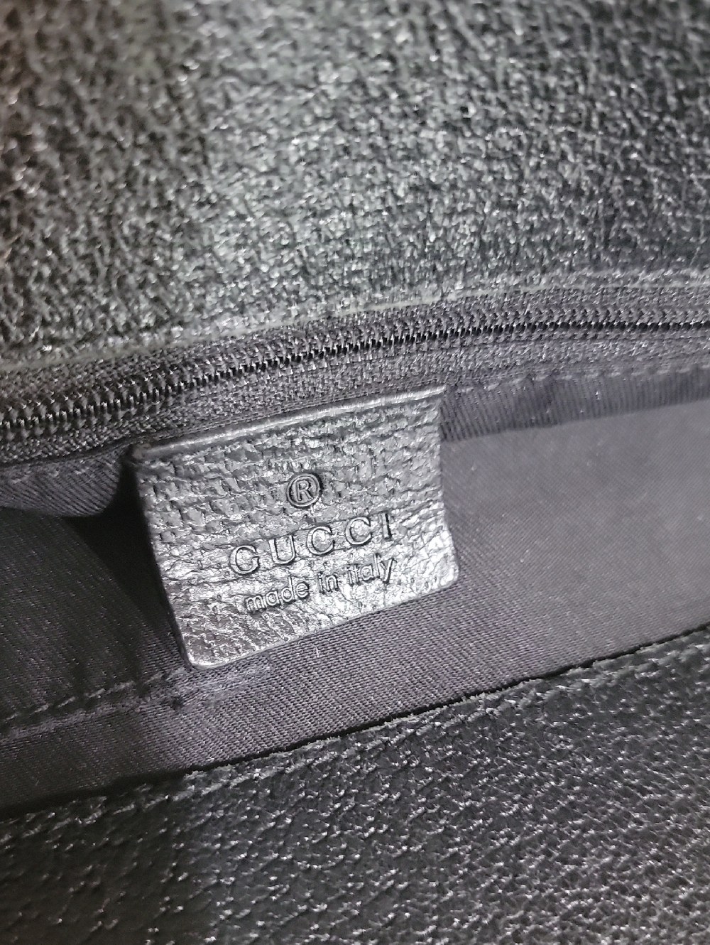 🌵Gucci Black GG Monogram Tote with Silver Hardware - Picture 11 of 15